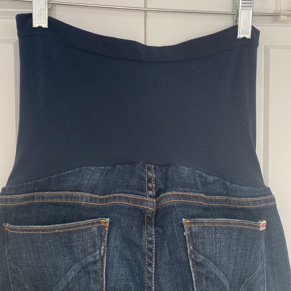 Hudson Maternity Collection Secret Belly Band Dark Denim Jeans Size 28 - Picture 8 of 13